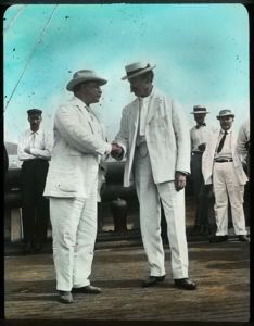 Image: Peary Greets President Roosevelt